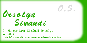 orsolya simandi business card
