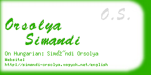 orsolya simandi business card